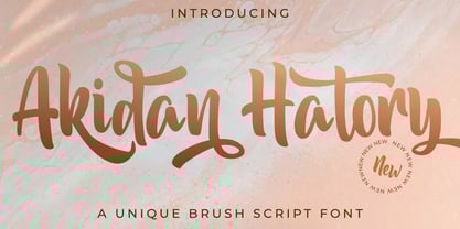 Akidan Hatory Font Poster 1