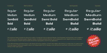 Schraft Font Poster 2