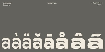Schraft Font Poster 10