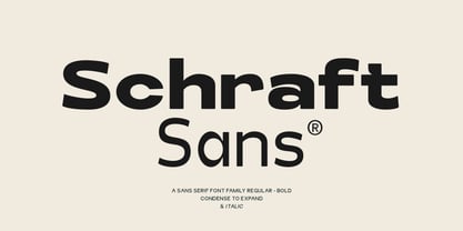 Schraft Font Poster 1
