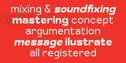 Schraft Font Poster 4