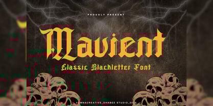 Mavient Font Poster 1