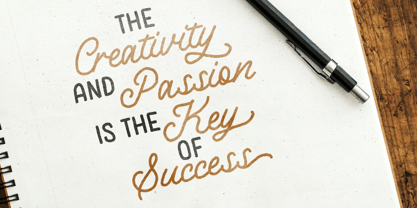 Adventure Trace Font Poster 3