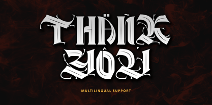 Crowen Zero Font Poster 15