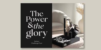 Perfect Challenge Font Poster 13