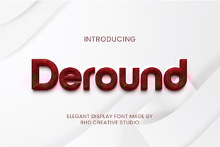Deround Font Poster 1