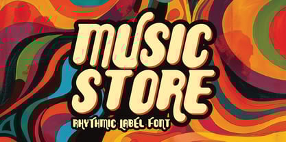 Music Store Font Poster 1