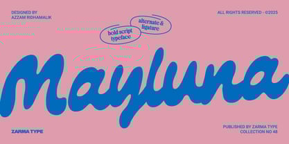 Mayluna Font Poster 1