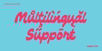 Mayluna Font Poster 9