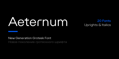 Aeternum Font Poster 1