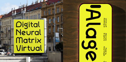 Alagen Font Poster 9