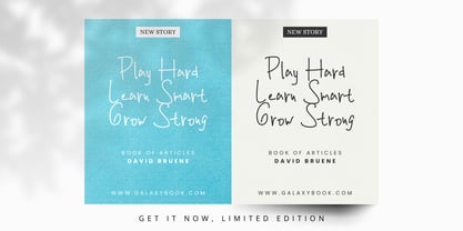 Boring Marker Font Poster 5