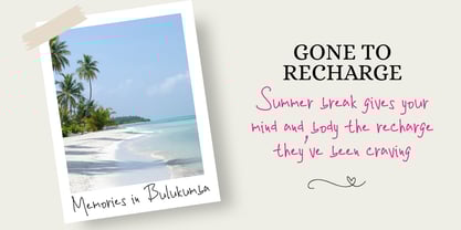 Boring Marker Font Poster 2