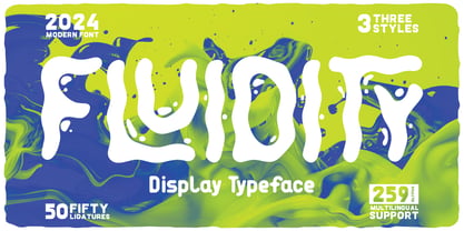 Fluidity Font Poster 1