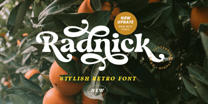 Radnick Font Poster 1