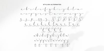 Blooming Garden Font Poster 14