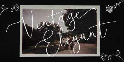 Blooming Garden Font Poster 3