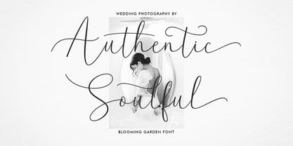 Blooming Garden Font Poster 4