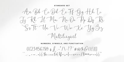 Blooming Garden Font Poster 12