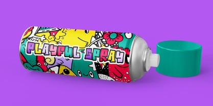 Graffiti Brick Font Poster 3
