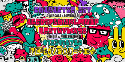 Graffiti Brick Font Poster 5