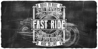 Rebel Rider Font Poster 2