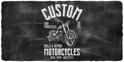 Rebel Rider Font Poster 4