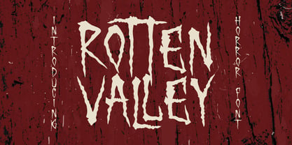 Rotten Valley Font Poster 1