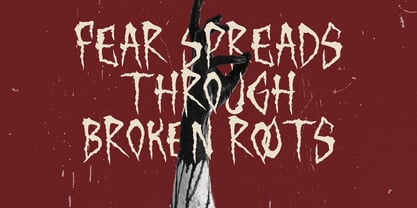 Rotten Valley Font Poster 4