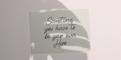 Cinthya Amy Font Poster 4