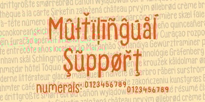 Blue Hands Font Poster 10