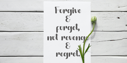 Natural Font Poster 4