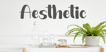 Natural Font Poster 2