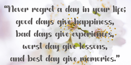 Natural Font Poster 5