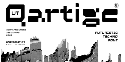 UT Qartige Font Poster 1