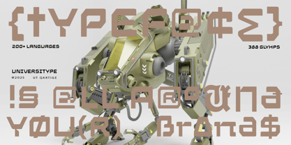 UT Qartige Font Poster 12