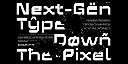 UT Qartige Font Poster 2