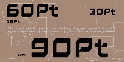 UT Qartige Font Poster 6