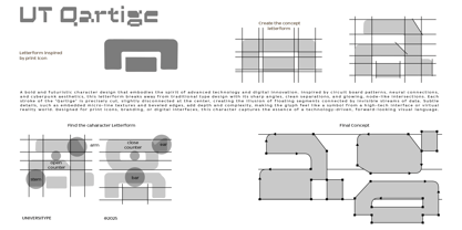 UT Qartige Font Poster 7