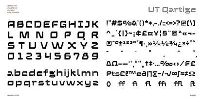 UT Qartige Font Poster 8