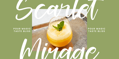 Glitters Sparkle Font Poster 7