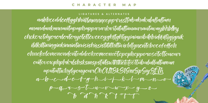 Glitters Sparkle Font Poster 15