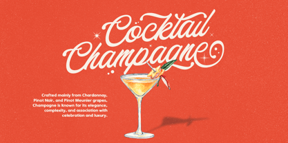 Saturide Script Font Poster 6