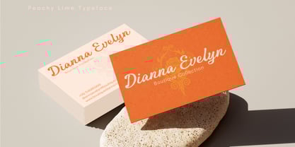 Peachy Lime Font Poster 2