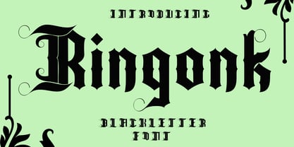 Ringonk Font Poster 1