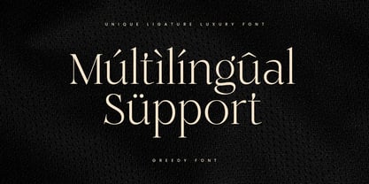 Greedy SS Font Poster 12