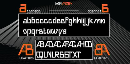 Vanmory Font Poster 11