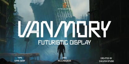 Vanmory Font Poster 1