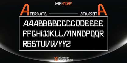Vanmory Font Poster 10