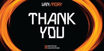 Vanmory Font Poster 12
